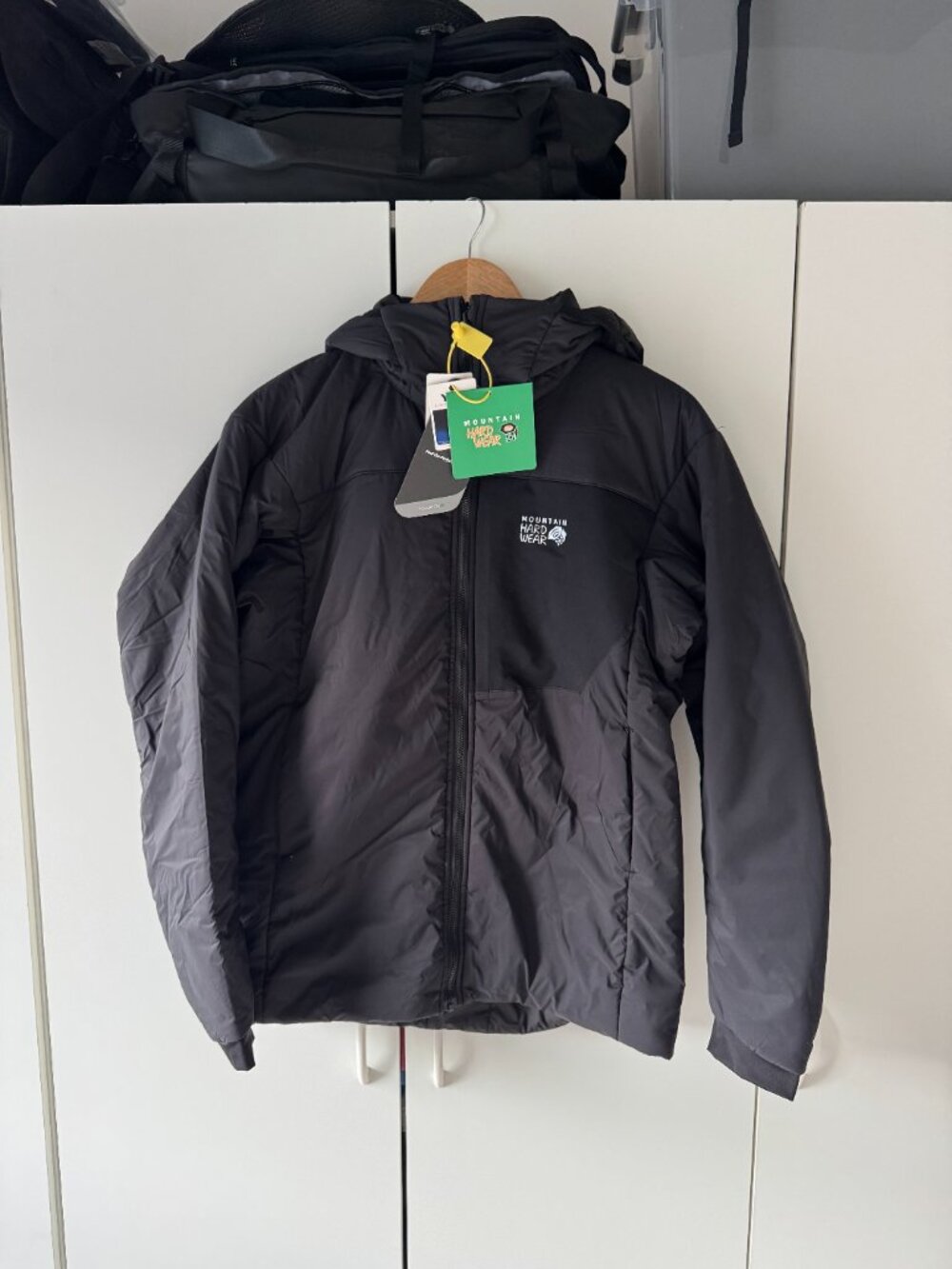 Mountain Hardwear Primaloft Jacket Insulated Hood Men Black Large L